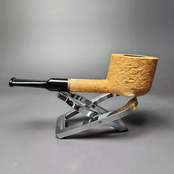 Proxima by Piero Vitale Sandblasted Pot Briar Pipe, New - Image 6
