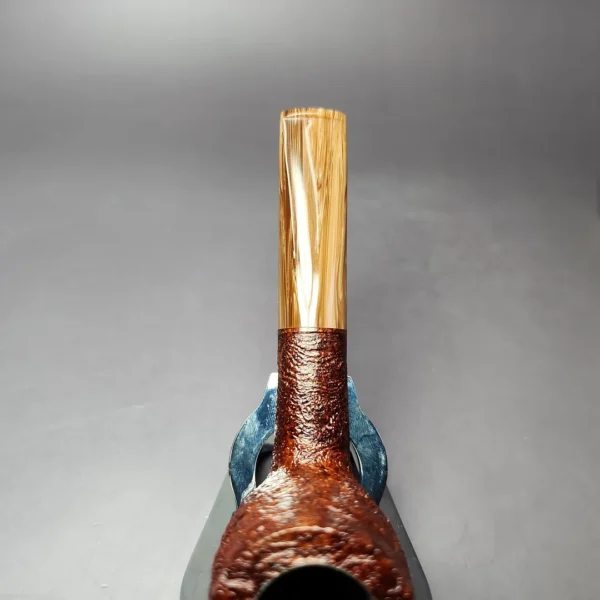 BriarWorks Classic C22 Sandblasted Briar Pipe, New - Image 6