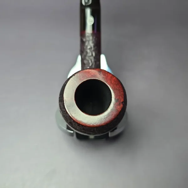 James Upshall Bark Group 6 Rusticated Rhodesian Estate Briar Pipe, Unsmoked - Image 7