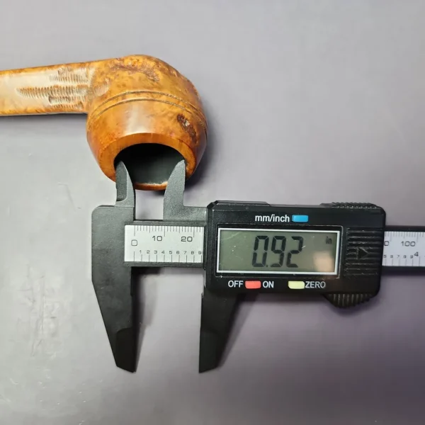 Custombilt 18 Rusticated Bulldog Estate Briar Pipe, American Estates - Image 7