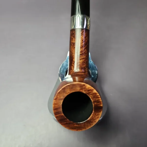 Peterson Aran Nickel Mounted 106 Smooth Billiard Estate Briar Pipe, Irish Estates - Image 7