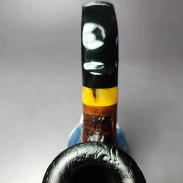 Morgan BlackJack 20 Limited Edition Sandblasted Dublin Briar Pipe, New - Image 7
