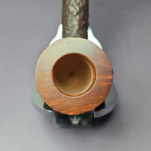 Merchant Service Originals by G. Polla Sandblasted Large Billiard Briar Pipe, New - Image 7