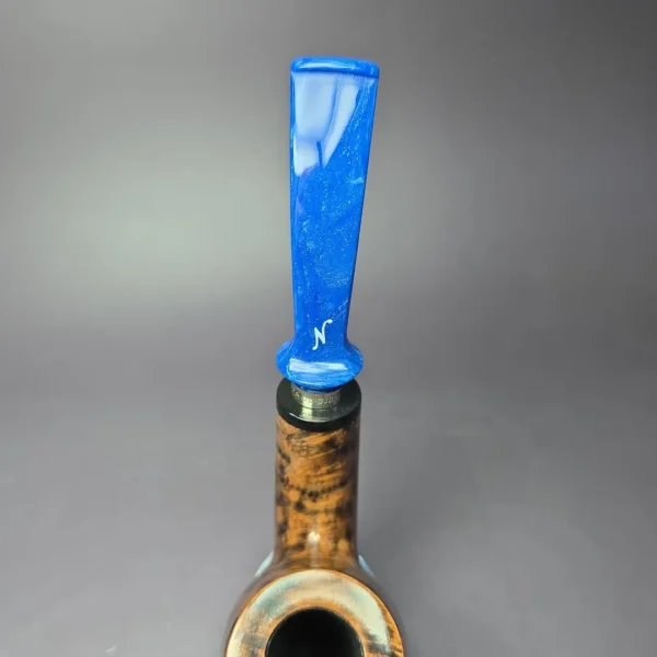 Nording B XL Smooth Bent Billiard w/ Silver Estate Briar Pipe, Unsmoked - Image 7