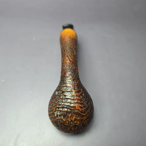 HS Studio "Lars Ivarsson" Sandblasted Acorn Estate Briar Pipe, Unsmoked - Image 7