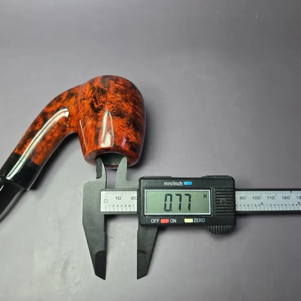 Nording A XL Smooth Bent Billiard Estate Briar Pipe, Unsmoked - Image 7