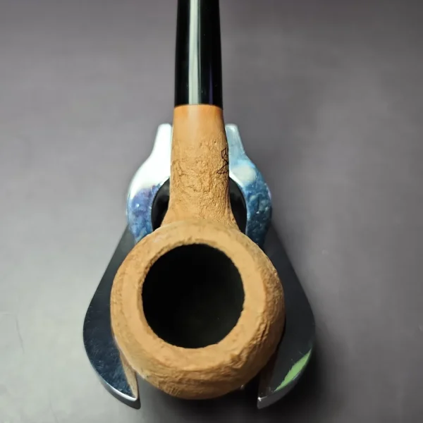 Morgan Bones Sandblasted Churchwarden Briar Pipe, New - Image 7