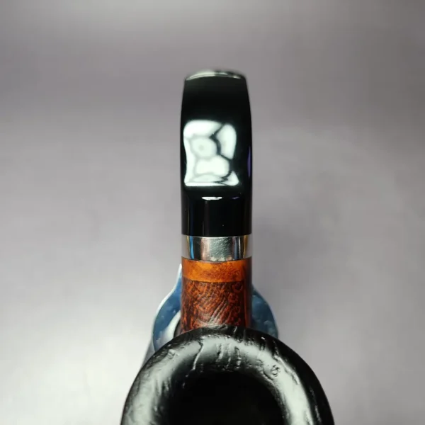 Morgan BlackJack 20 Sandblasted Dublin Briar Pipe, New - Image 7