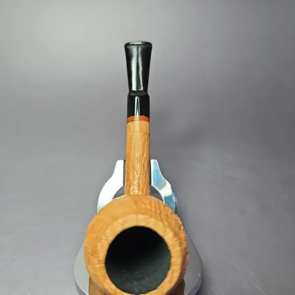 Proxima by Piero Vitale Natural Sandblasted Egg Briar Pipe, New - Image 7
