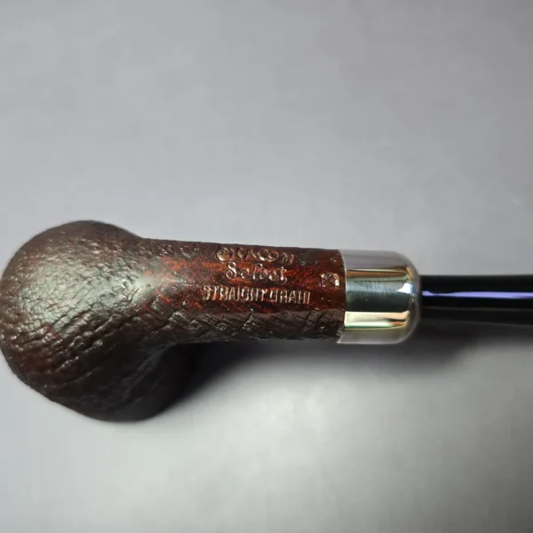 Chacom Select Straight Grain X Sandblasted Pot Estate Briar Pipe, Unsmoked - Image 7