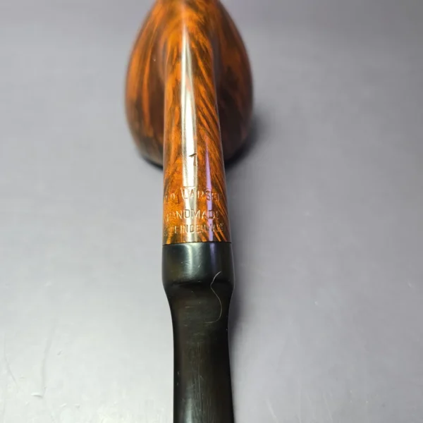 WO Larsen Straight Grain 7 Smooth Acorn w/ Plateaux Estate Briar Pipe, Unsmoked - Image 7