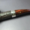 Ferndown Bark 3 Star Rusticated Panel Apple Estate Briar Pipe, English Estates - Image 7