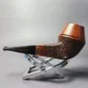 Morgan BlackJack 32 Partially Sandblasted Bulldog Briar Pipe, New - Image 7