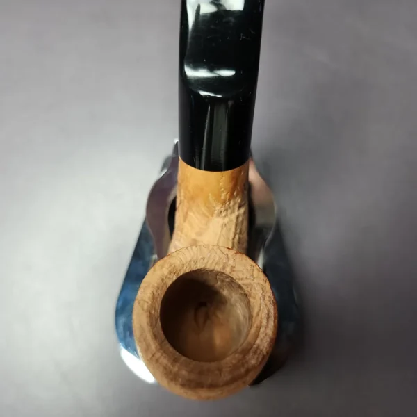 Morgan Bones Sandblasted Oom Paul Briar Pipe, New - Image 7