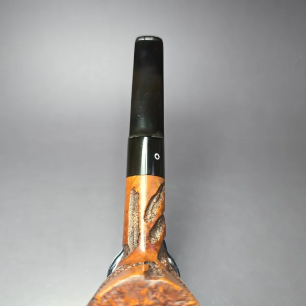Kaywoodie Oversize Partially Rusticated Pot Estate Briar Pipe, American Estates - Image 7