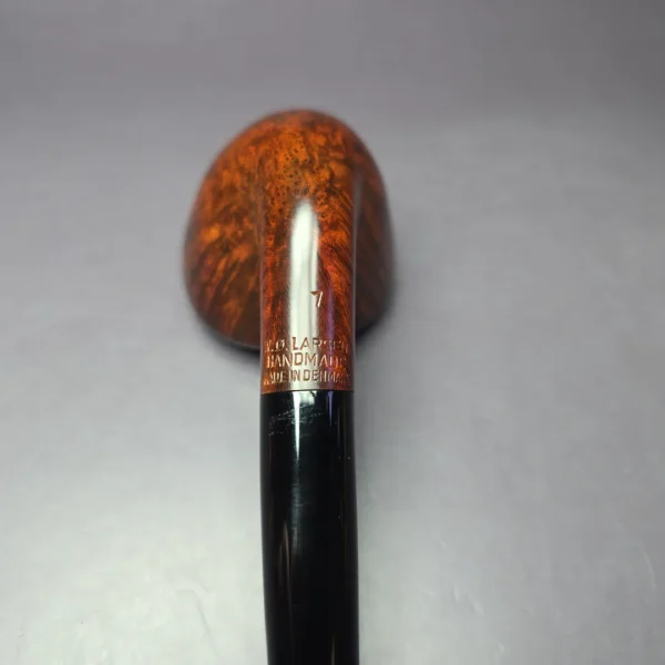 WO Larsen Straight Grain 7 Smooth Estate Briar Pipe, Unsmoked - Image 7