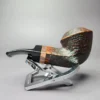 Morgan BlackJack 30 Sandblasted Bulldog Briar Pipe, New - Image 7