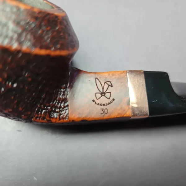 Morgan BlackJack 30 Sandblasted Bulldog Briar Pipe, New - Image 7