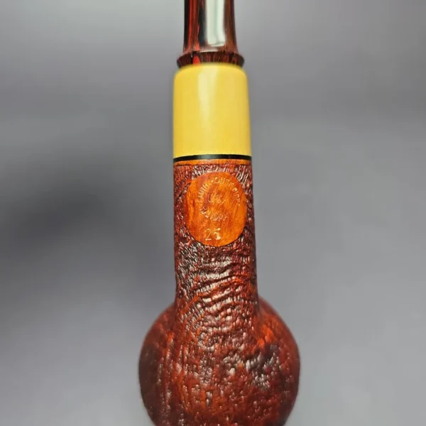 Smith House Sandblasted Billiard w/ Boxwood Handmade Briar Pipe, New - Image 7