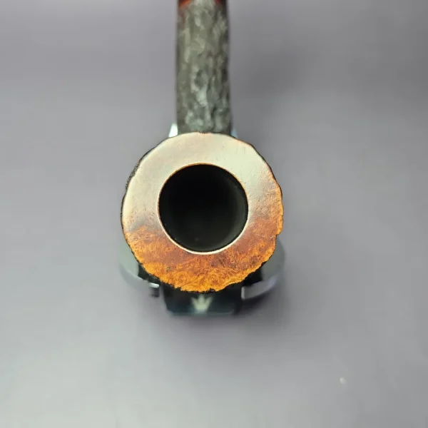 James Upshall Bark Group 6 Rusticated Lovat Estate Briar Pipe, Unsmoked, 9mm - Image 7