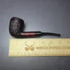 James Upshall Bark Group 6 Rusticated Rhodesian Estate Briar Pipe, Unsmoked - Image 8