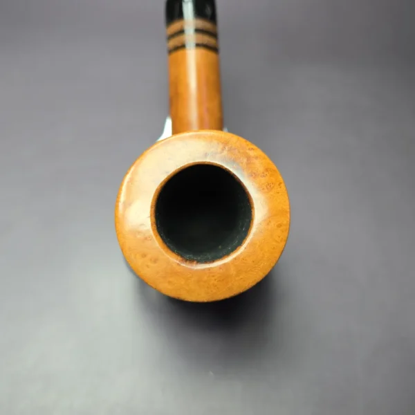 Viprati 2 Clover Smooth Panel Shank Dublin Estate Briar Pipe, Italian Estates - Image 8