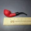 Ashton Claret XXX Sandblasted Rhodesian Estate Briar Pipe, Unsmoked - Image 8