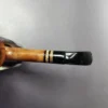 Vipirati 1 Clover Smooth Bent Billiard Estate Briar Pipe, Italian Estates - Image 8