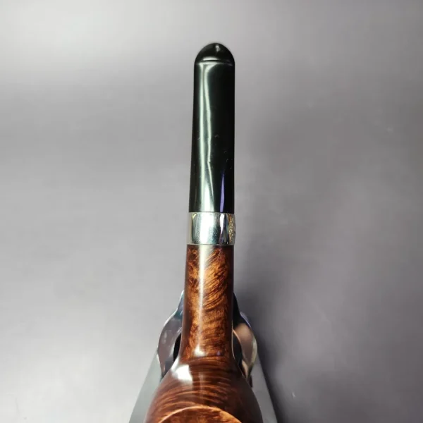 Peterson Aran Nickel Mounted 106 Smooth Billiard Estate Briar Pipe, Irish Estates - Image 8