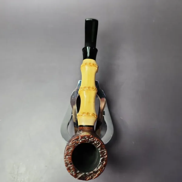 HS Studio Roadtown Bamboo Billiard Estate Briar Pipe, Chinese Estates - Image 8