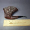 Merchant Service Originals by G. Polla Magnum Sandblasted Freehand Briar Pipe, New - Image 8