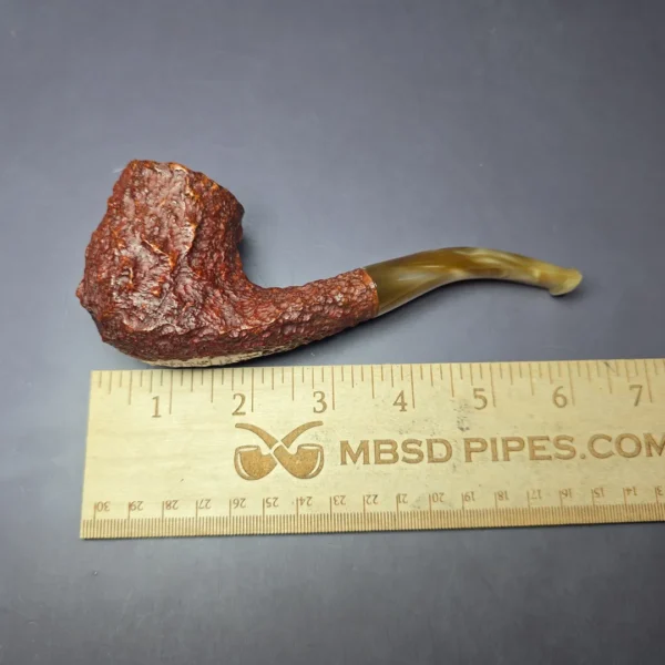 Savinelli Estella Rusticated Freehand Brandy Estate Briar Pipe, Unsmoked - Image 8