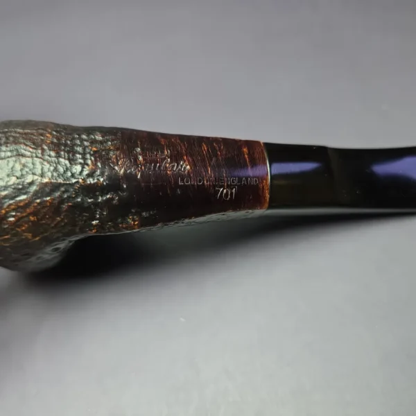 GBD Popular 701 Sandblasted Panel Zulu Estate Briar Pipe, English Estates - Image 8