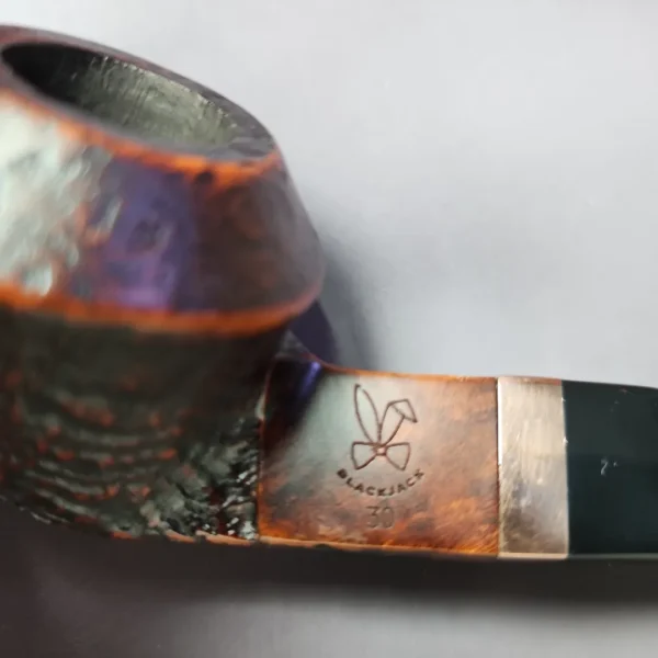 Morgan BlackJack 20 Sandblasted Bulldog Briar Pipe, New - Image 8