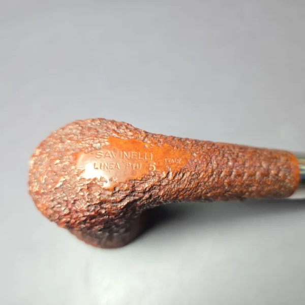 Savinelli Linea Piu 5 Rusticated Dublin Estate Briar Pipe, Italian Estates 6mm - Image 8