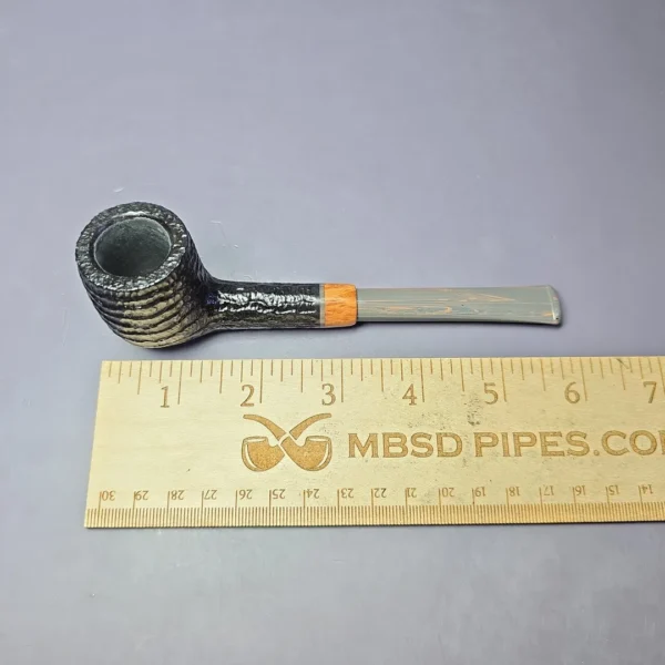 la Biota "Economica" Rusticated Billiard Handmade Briar Pipe, New - Image 8