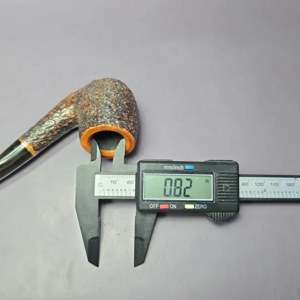 Savinelli Roma 606 KS Rusticated Bent Billiard Estate Briar Pipe, Italian Estates 6mm - Image 8