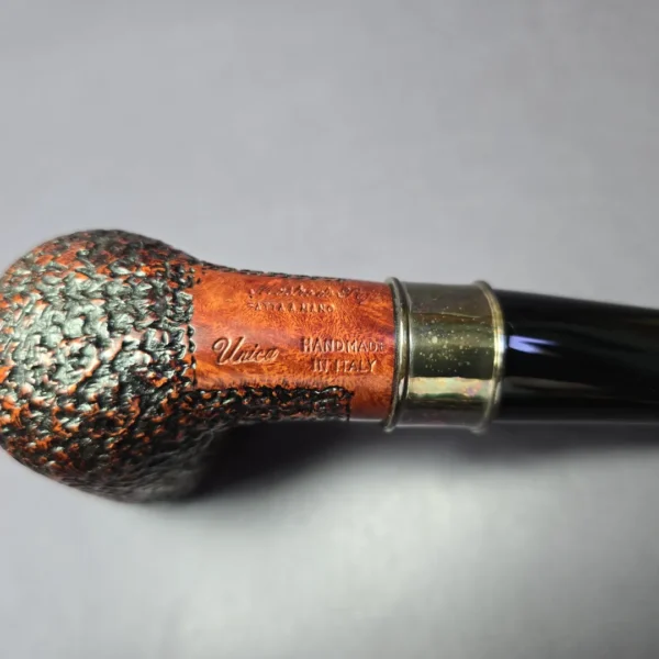 Mastro de Paja Commissioner Unica Billiard Estate Briar Pipe, Unsmoked, 9mm - Image 8