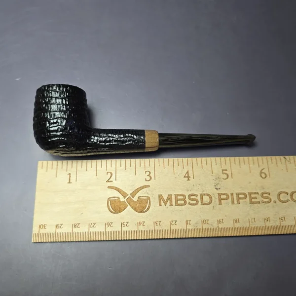 la Biota "Economica" Rusticated Billiard Handmade Briar Pipe, New - Image 8