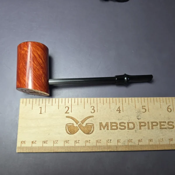 Eltang Basic by Tom Eltang Smooth Poker Estate Briar Pipe, Unsmoked - Image 8