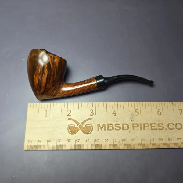 WO Larsen Straight Grain 7 Smooth Acorn w/ Plateaux Estate Briar Pipe, Unsmoked - Image 8