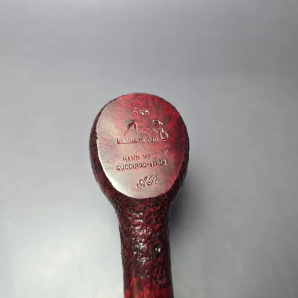 Ascorti Sabbia di Oro Sandblasted XL Stack Poker Estate Briar Pipe, Unsmoked - Image 8