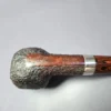 Ferndown Bark 3 Star Rusticated Panel Apple Estate Briar Pipe, English Estates - Image 8