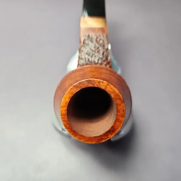 Morgan BlackJack 32 Partially Sandblasted Bulldog Briar Pipe, New - Image 8