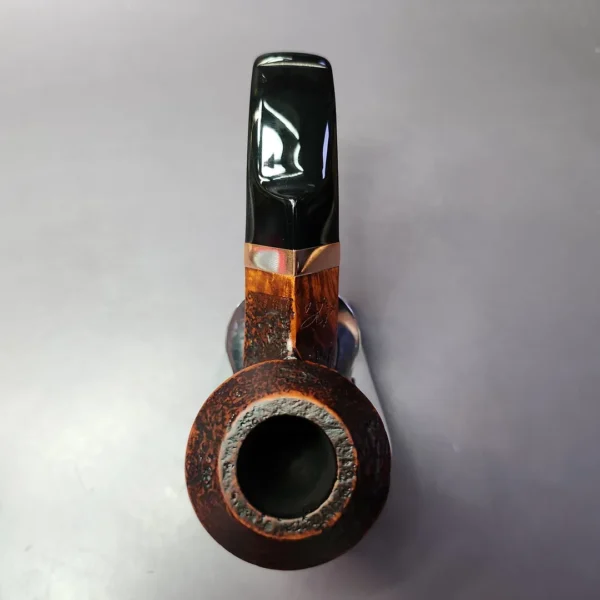 Morgan BlackJack 30 Sandblasted Bulldog Briar Pipe, New - Image 8