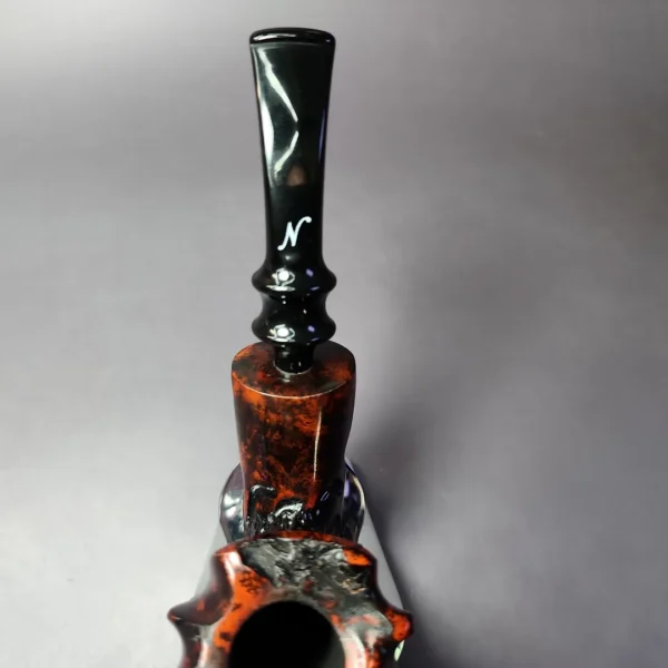 Nording Rusticated Freehand Estate Briar Pipe, Unsmoked - Image 8