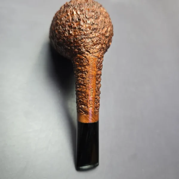 Walt Cannoy Cardinal House Munn E24 Rusticated Nosewarmer Handmade Briar Pipe, New - Image 8