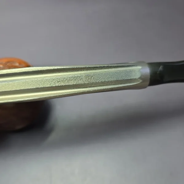 Kirsten CX Rusticated Metal & Briar Estate Pipe, American Estates - Image 8