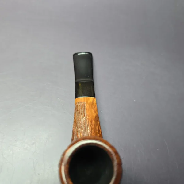 Comoy's Highgate 599 Rusticated Panel Shank Pear Estate Briar Pipe, English Estates - Image 8