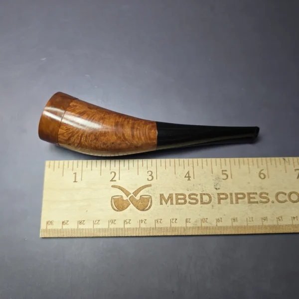 Wally Frank Smooth Horn Cigar Wind Cap Estate Briar Pipe, American Estates - Image 8